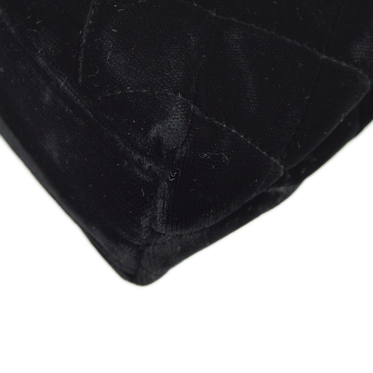 Chanel Black Velvet Belt Bum Bag