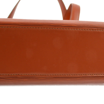 Louis Vuitton 1998 Brown Epi Voltaire Handbag M52433