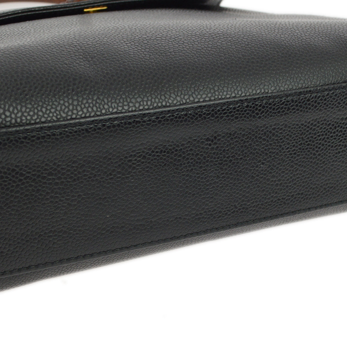 Chanel Kelly Caviar Black Handbag
