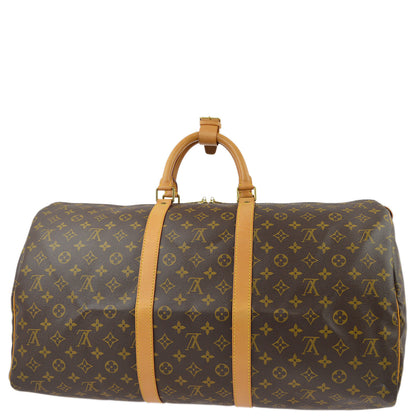 Louis Vuitton 1995 Monogram Keepall 55 Travel Duffle Handbag M41424