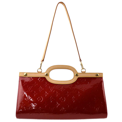 Louis Vuitton 2007 Red Monogram Vernis Roxbury Drive Handbag M91987