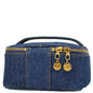 Chanel Blue Timeless Vanity Handbag