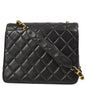 Chanel Flap Lambskin Black Shoulder Bag Style 3