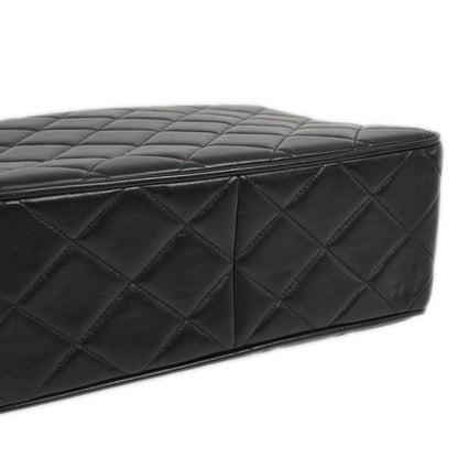 Chanel Flap Lambskin Black Shoulder Bag Style 3