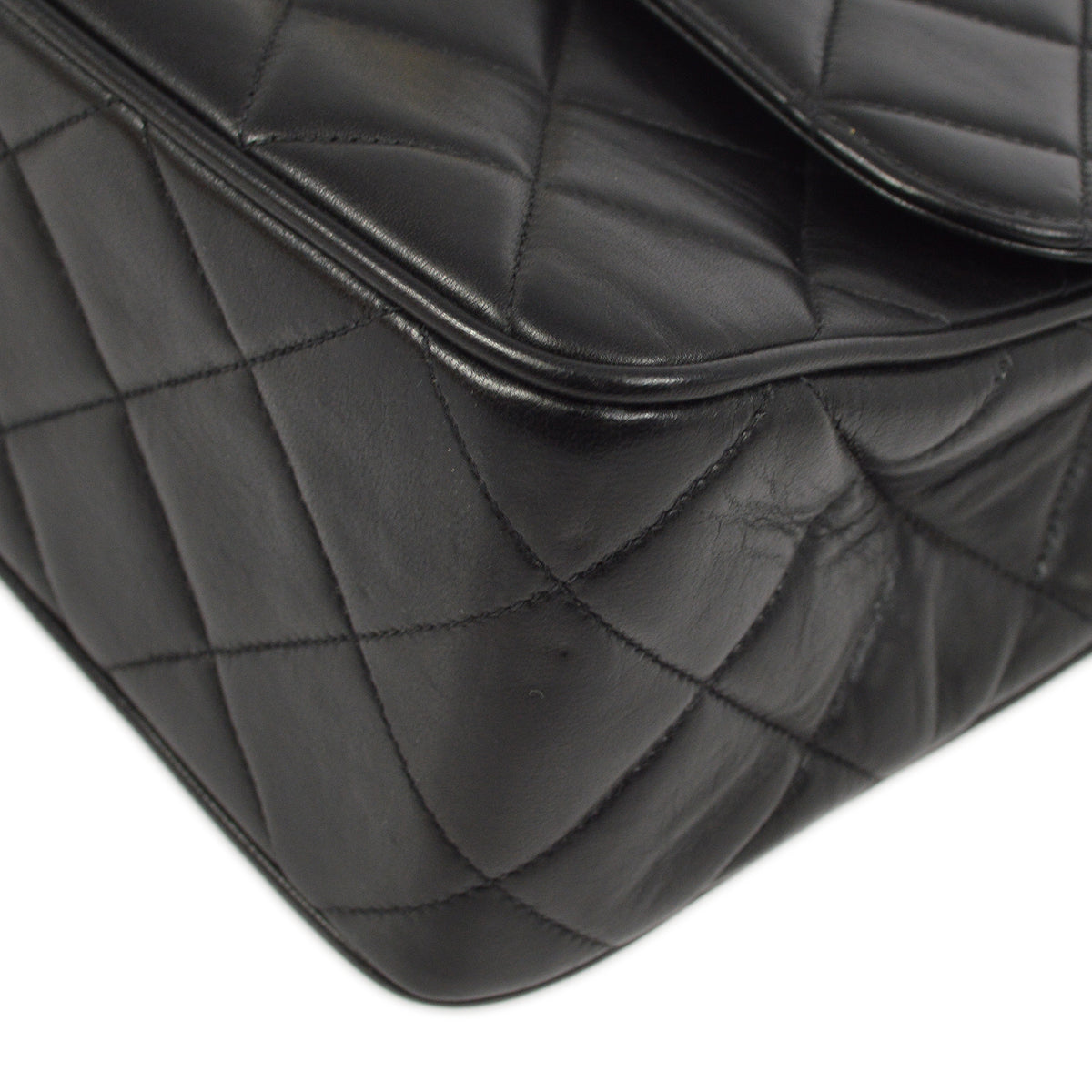 Chanel Flap Lambskin Black Shoulder Bag Style 3
