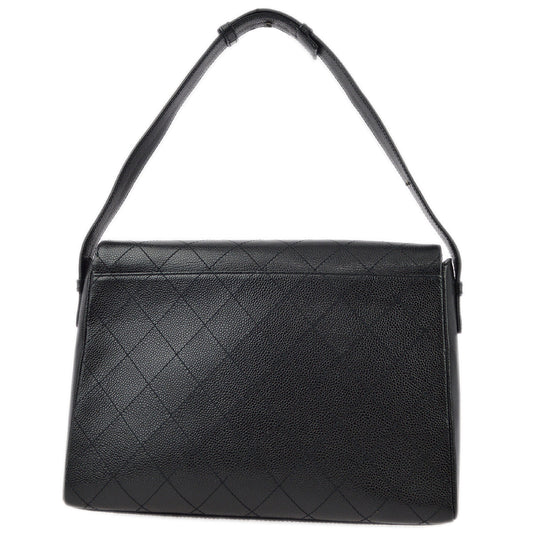 Chanel Caviar Black Shoulder Bag Style 6