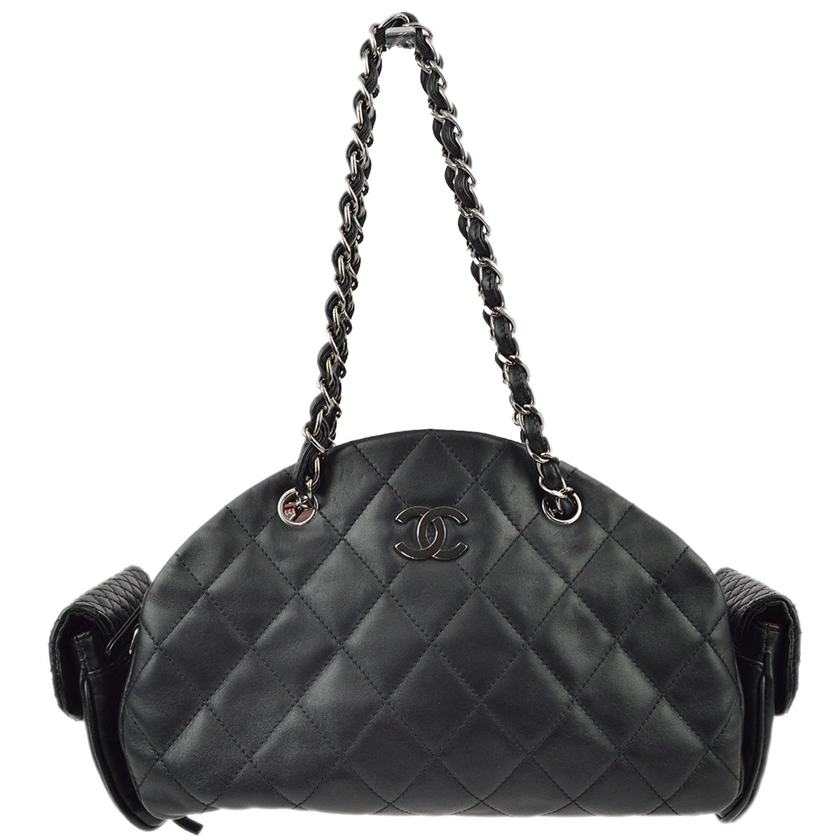 Chanel Lambskin Black Shoulder Bag Style 2