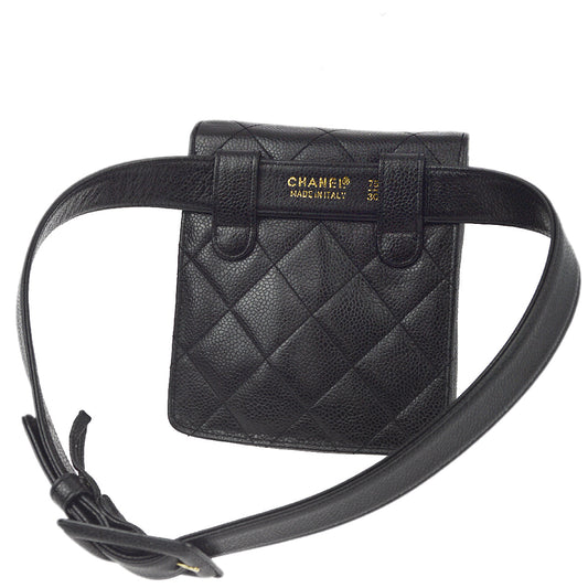 Chanel Caviar Black Luxury Handbag