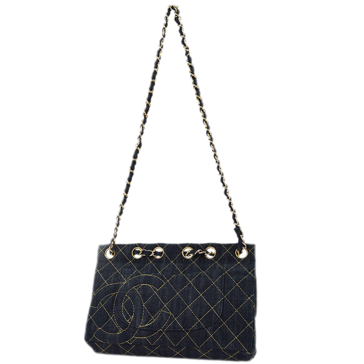 Chanel Blue Chain Shoulder Bag