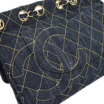 Chanel Blue Chain Shoulder Bag