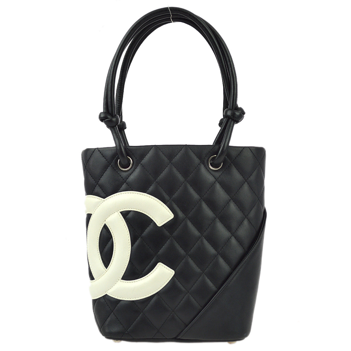 Chanel Cambon Calfskin Black Tote Style 5