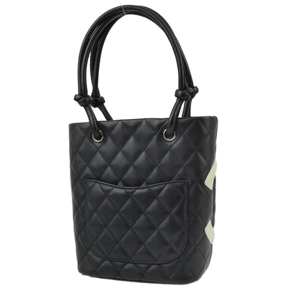 Chanel Cambon Calfskin Black Tote Style 5