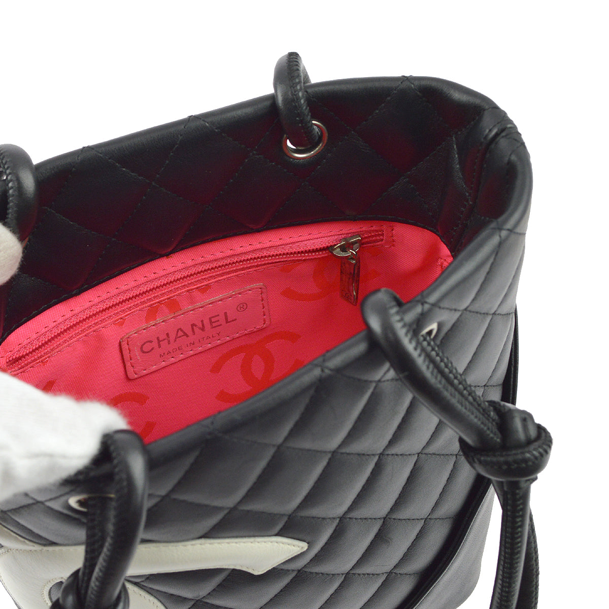 Chanel Cambon Calfskin Black Tote Style 5