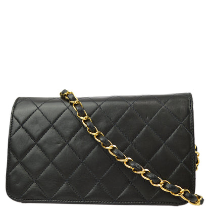 Chanel Flap Mini Lambskin Black Shoulder Bag