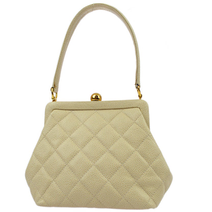 Chanel Caviar Beige Luxury Handbag Style 3