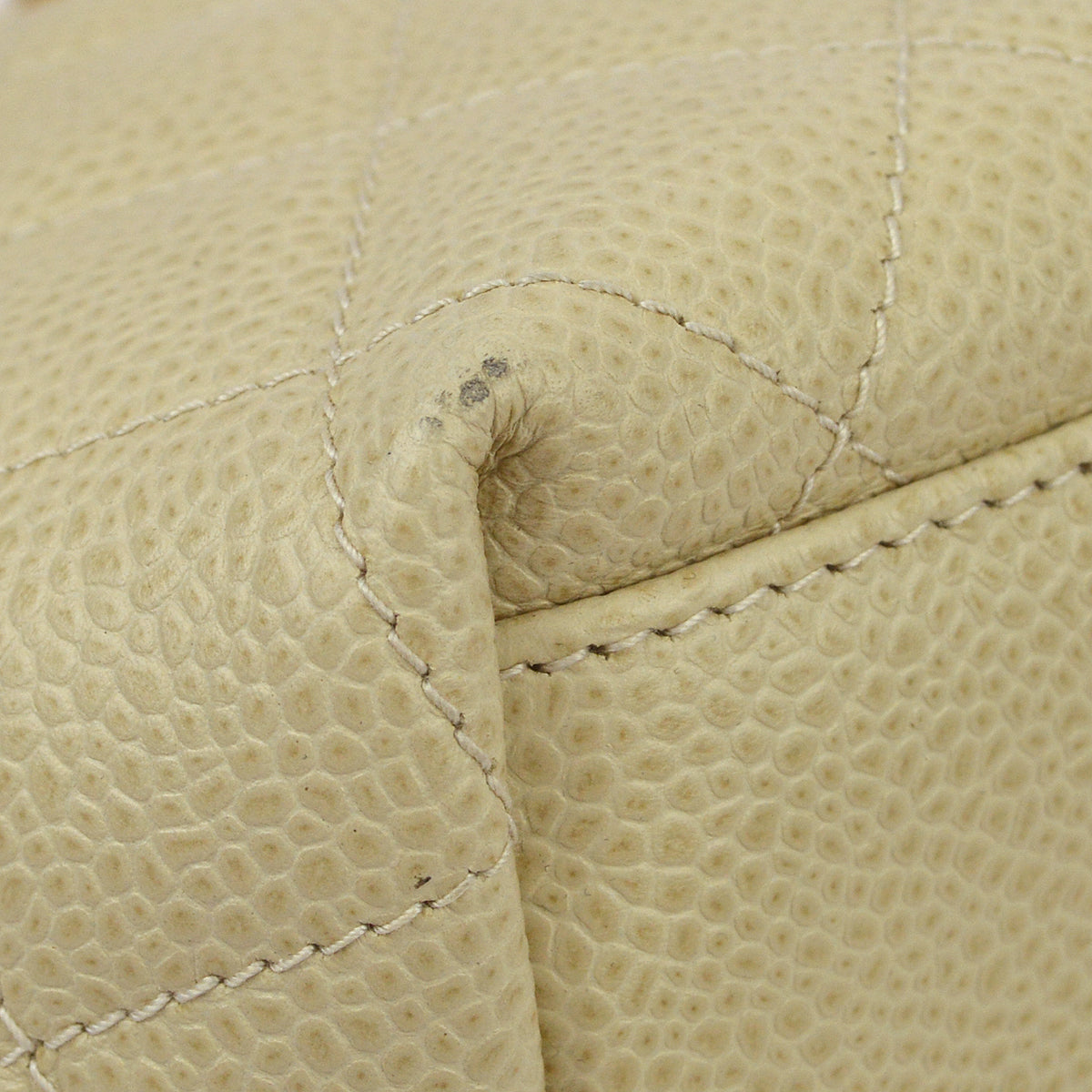 Chanel Caviar Beige Luxury Handbag Style 3