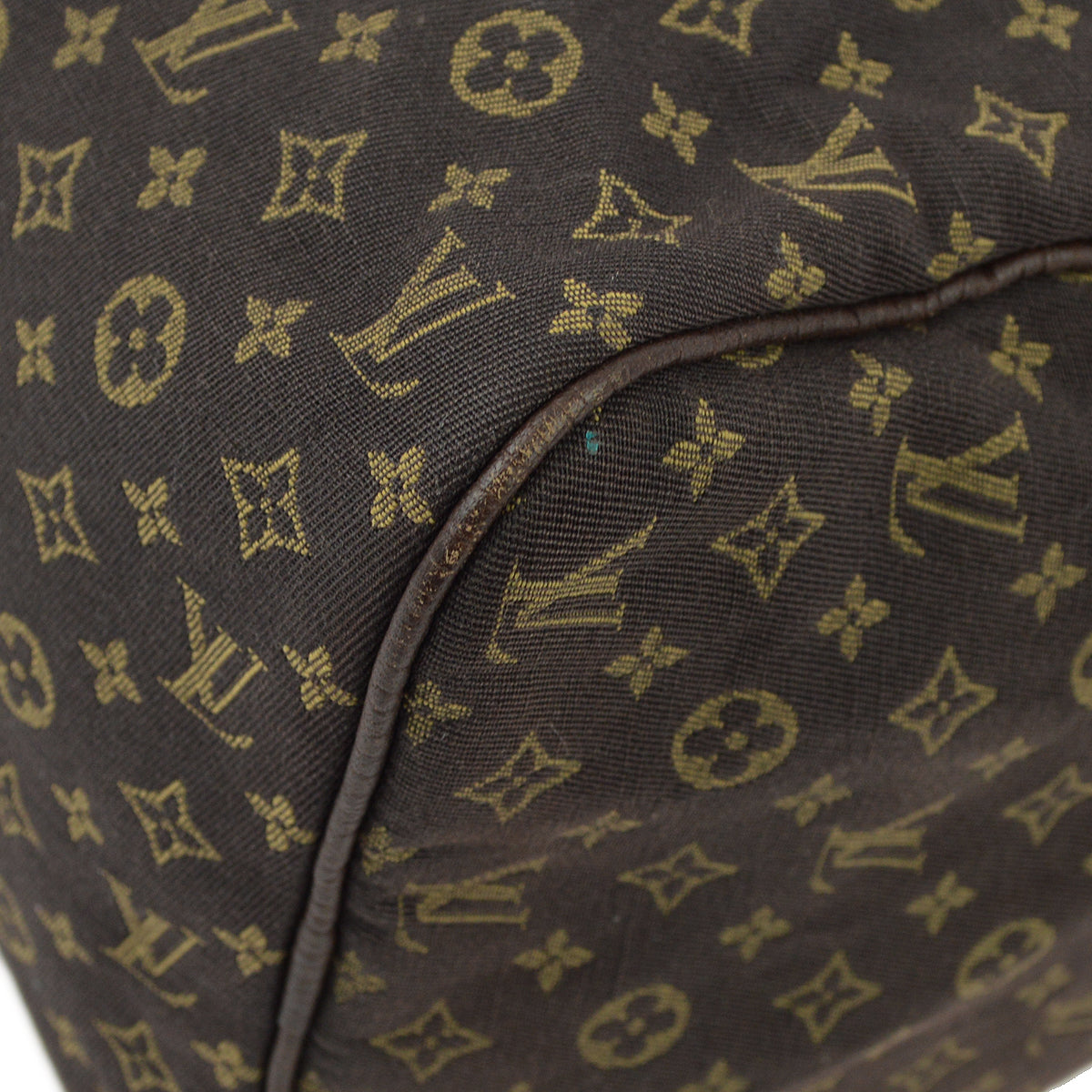 Louis Vuitton 2006 Brown Monogram Mini Lin Speedy 30 Handbag M95224