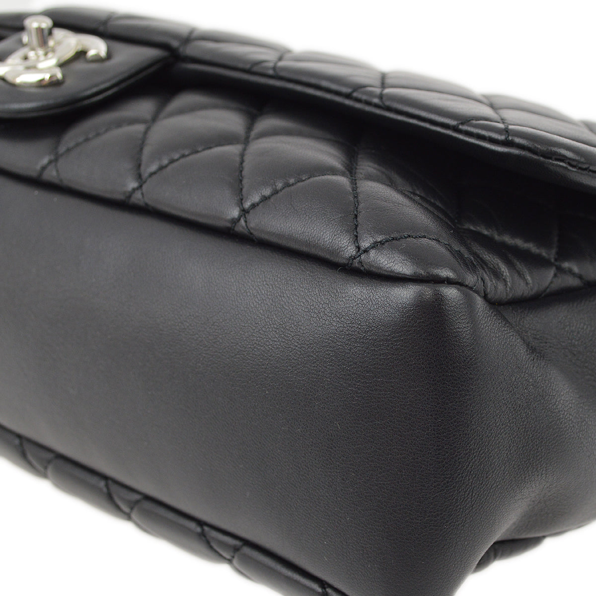 Chanel Flap Lambskin Black Shoulder Bag