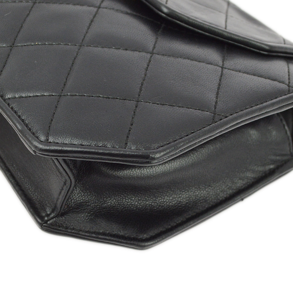 Chanel Lambskin Black Chain Shoulder Bag Style 4