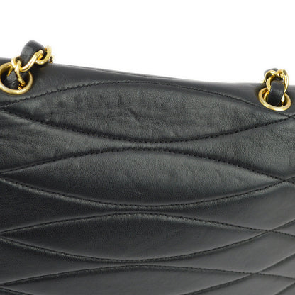 Chanel Flap Lambskin Black Shoulder Bag Style