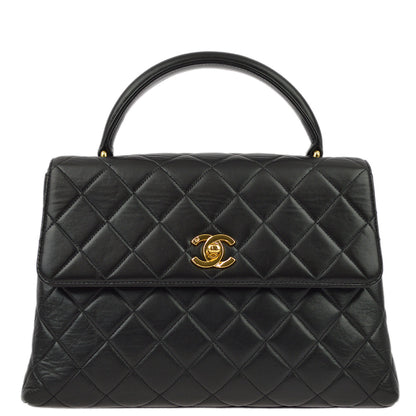Chanel Kelly Lambskin Black Handbag
