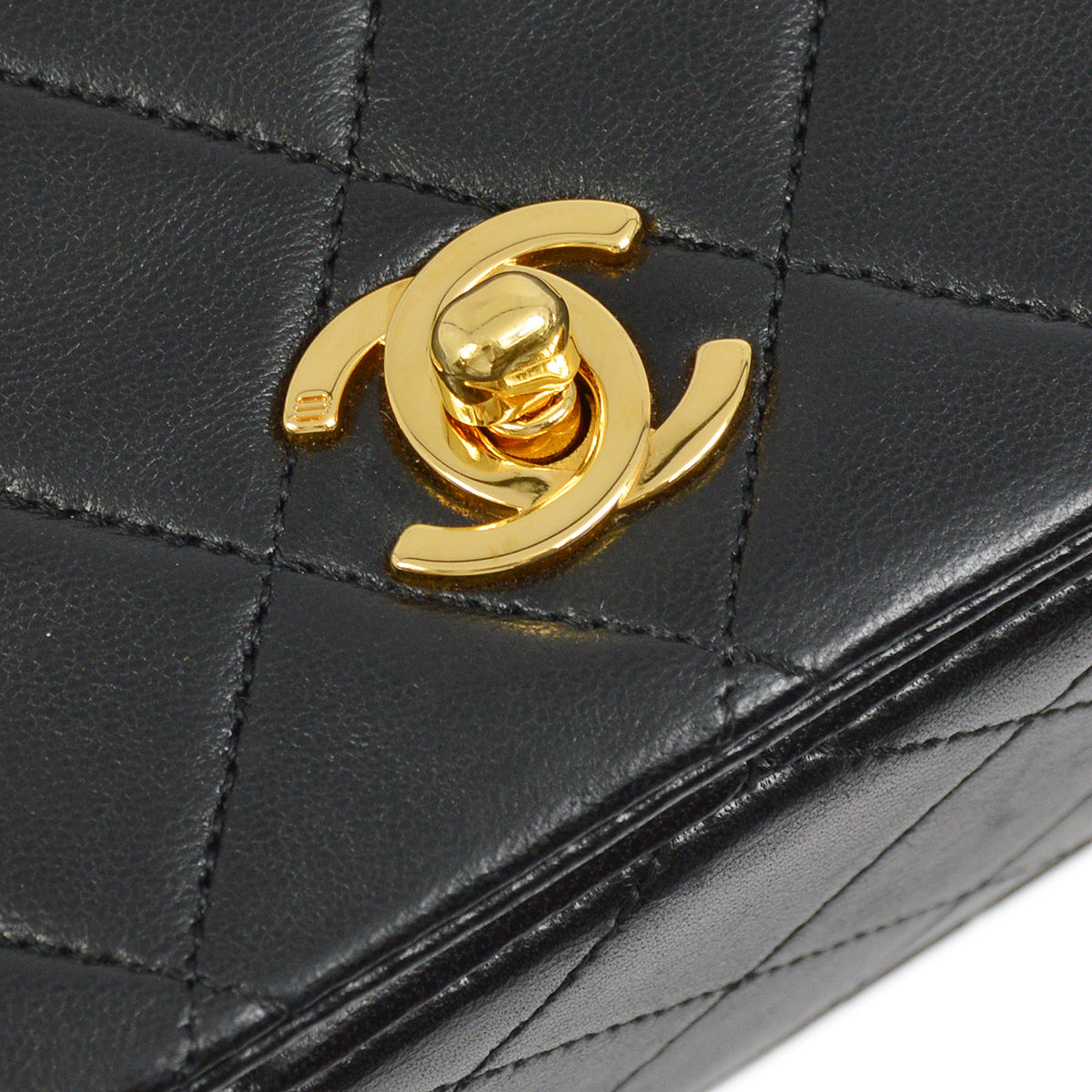 Chanel Flap Mini Lambskin Black Shoulder Bag Style 3