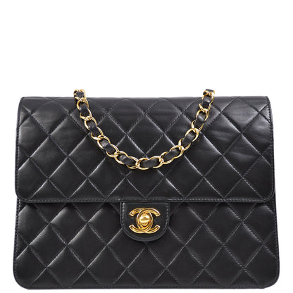 Chanel Flap Small Lambskin Black Shoulder Bag
