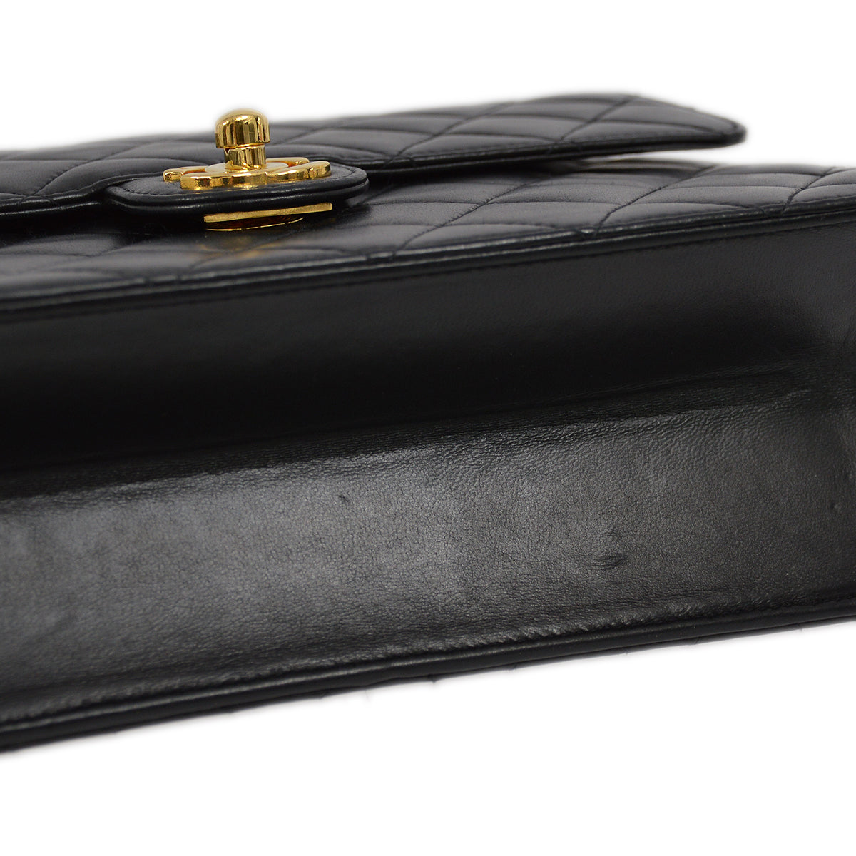 Chanel Flap Small Lambskin Black Shoulder Bag