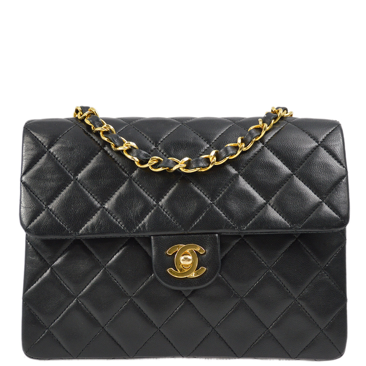 Chanel Flap Classic Lambskin Black Shoulder Bag