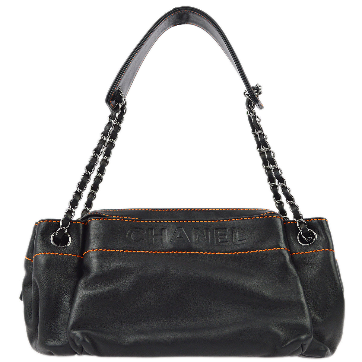 Chanel Lambskin Black Shoulder Bag Style 3