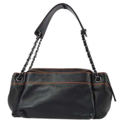 Chanel Lambskin Black Shoulder Bag Style 3