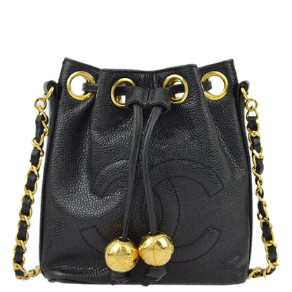 Chanel Caviar Black Shoulder Bag Style 4