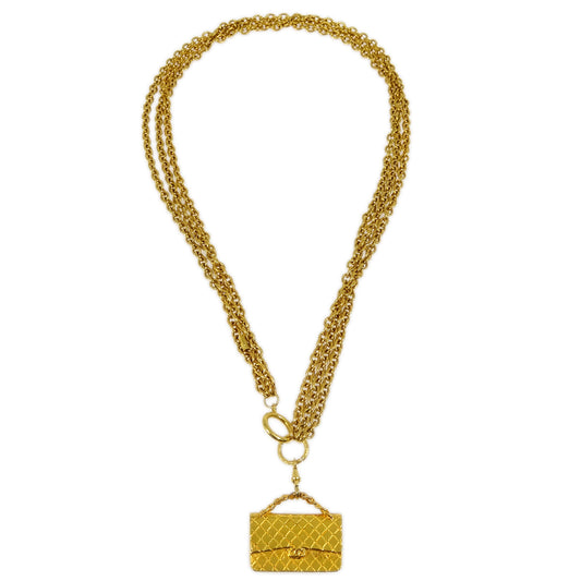 Chanel Gold Chain Luxury Handbag Style
