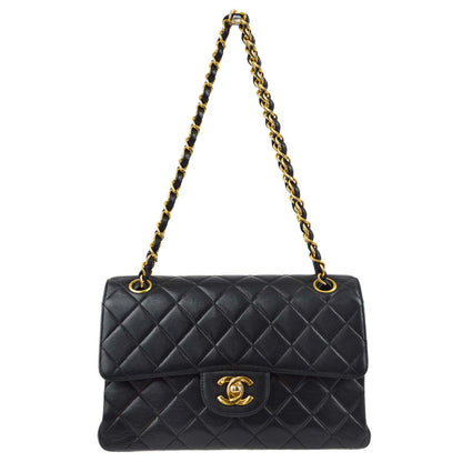 Chanel Classic Flap Lambskin Black Shoulder Bag Style 3
