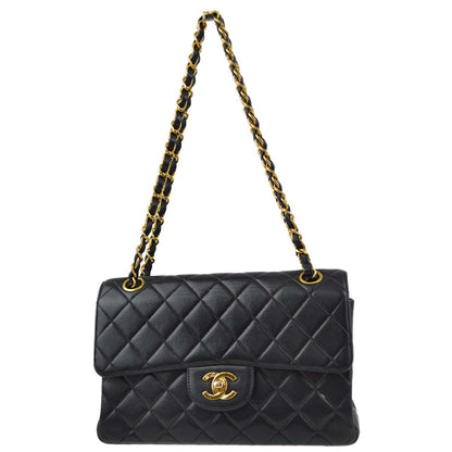 Chanel Classic Flap Lambskin Black Shoulder Bag Style 3