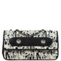 Chanel Lambskin Black White Shoulder Bag Style