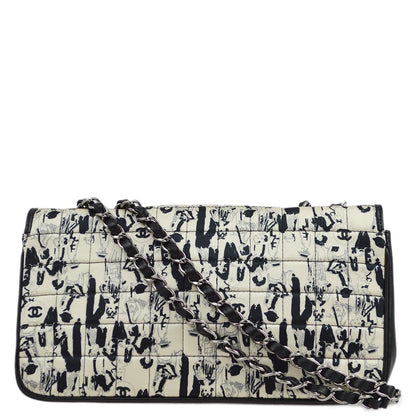 Chanel Lambskin Black White Shoulder Bag Style