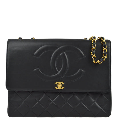 Chanel Flap Lambskin Black Shoulder Bag Style 5
