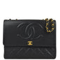 Chanel Flap Lambskin Black Shoulder Bag Style 5