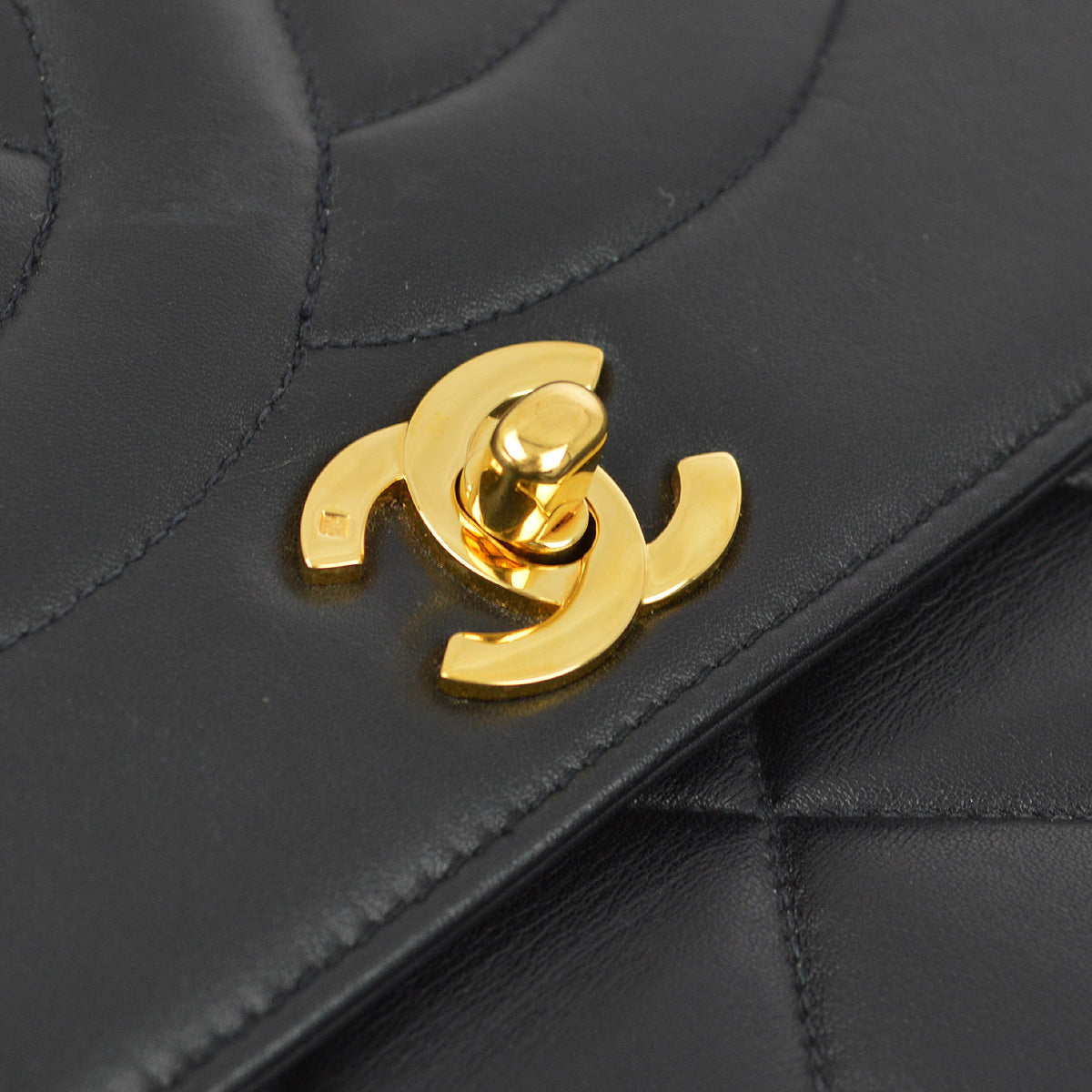 Chanel Flap Lambskin Black Shoulder Bag Style 5