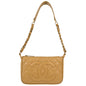Chanel Beige Caviar Shoulder Bag