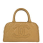 Chanel Beige Caviar Bowling Bag 27