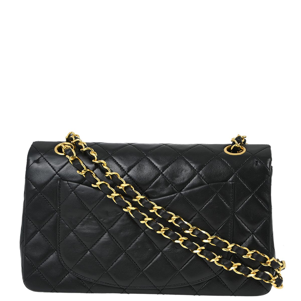 Chanel Flap Small Classic Lambskin Black Shoulder Bag Style 4