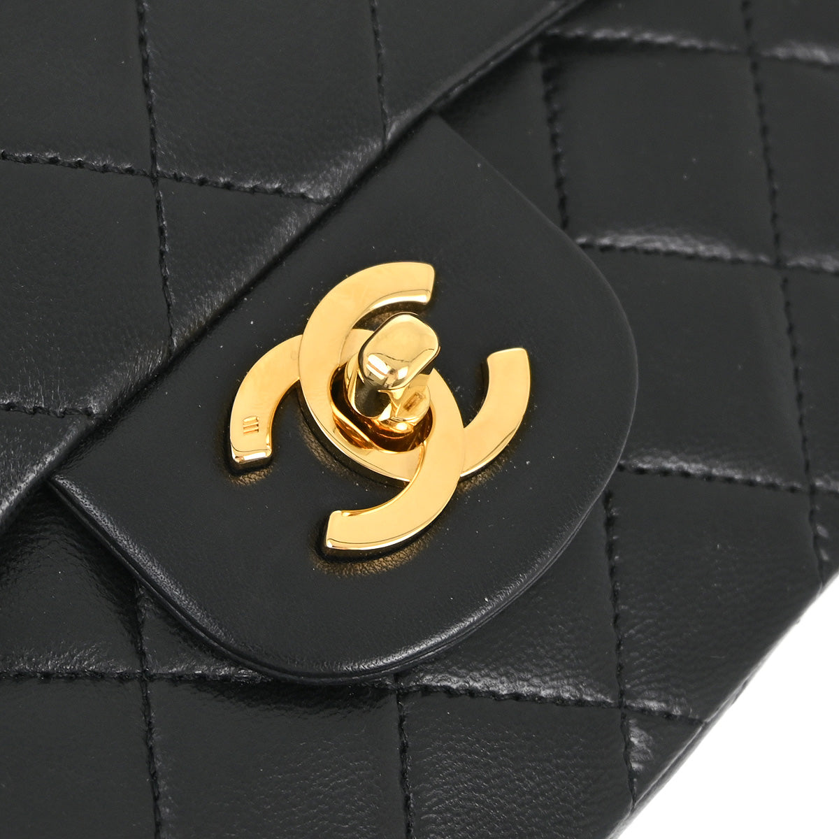 Chanel Flap Small Classic Lambskin Black Shoulder Bag Style 4