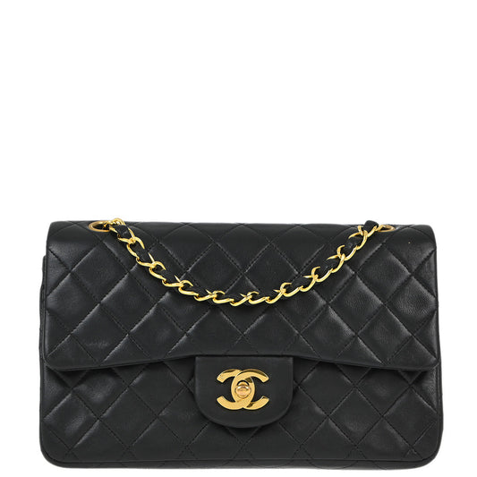 Chanel Flap Small Classic Lambskin Black Shoulder Bag Style 3