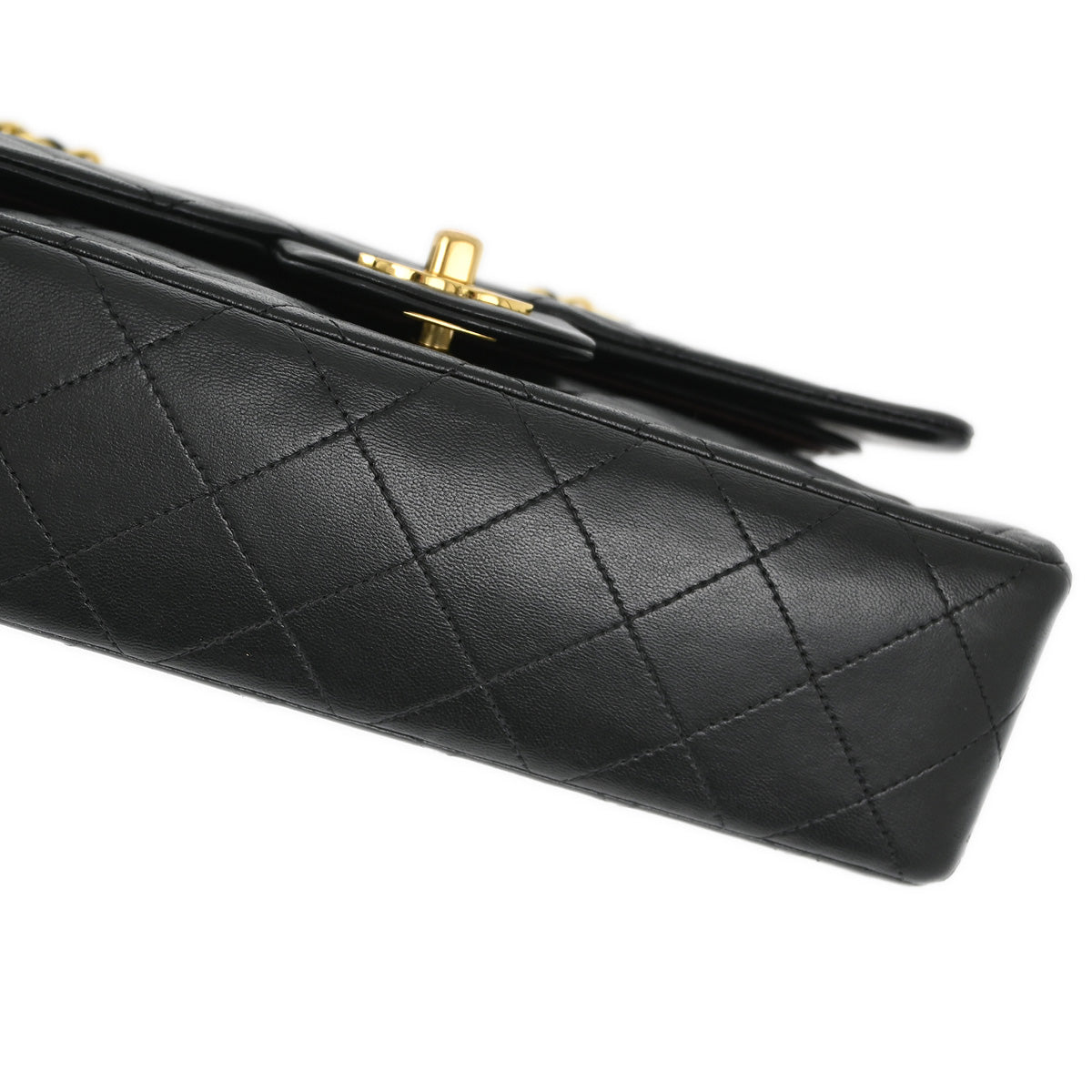 Chanel Flap Small Classic Lambskin Black Shoulder Bag Style 3