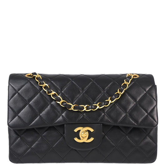 Chanel Flap Small Classic Lambskin Black Shoulder Bag Style 2