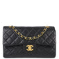 Chanel Flap Small Classic Lambskin Black Shoulder Bag Style 2