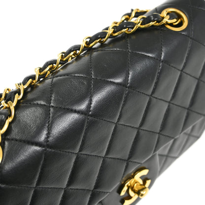 Chanel Flap Small Classic Lambskin Black Shoulder Bag Style 2