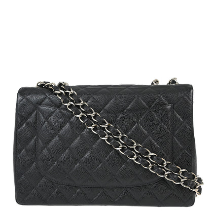 Chanel Classic Flap Caviar Black Shoulder Bag Style 3